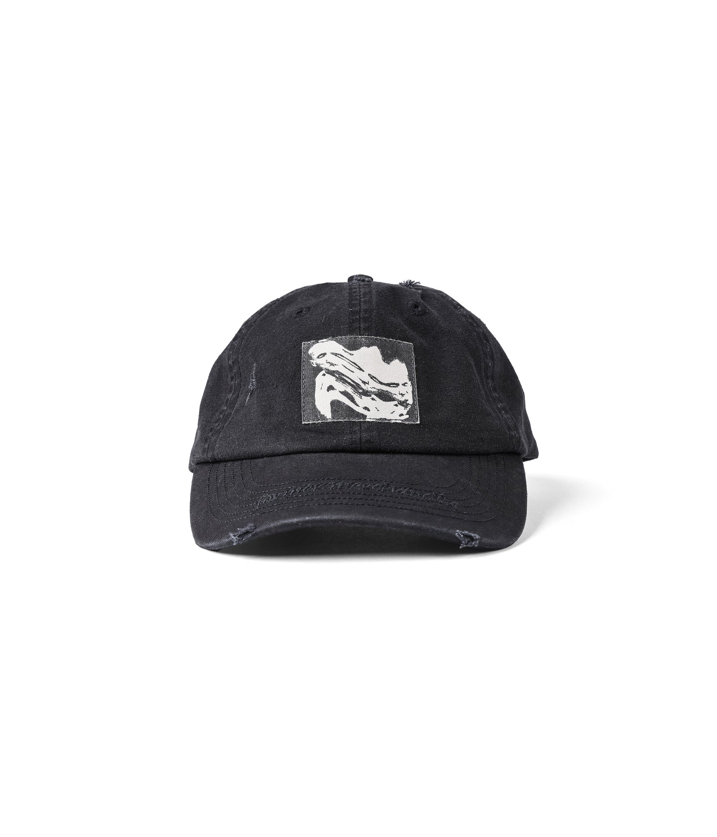 DISTORT PATCH CAP // BLACK