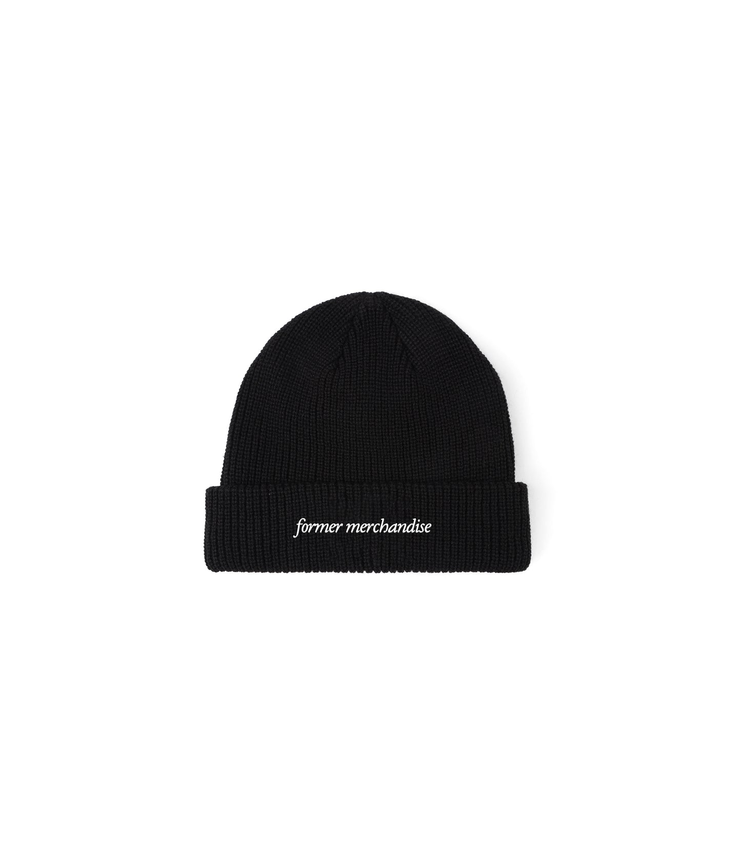 FOLIUM BEANIE // BLACK