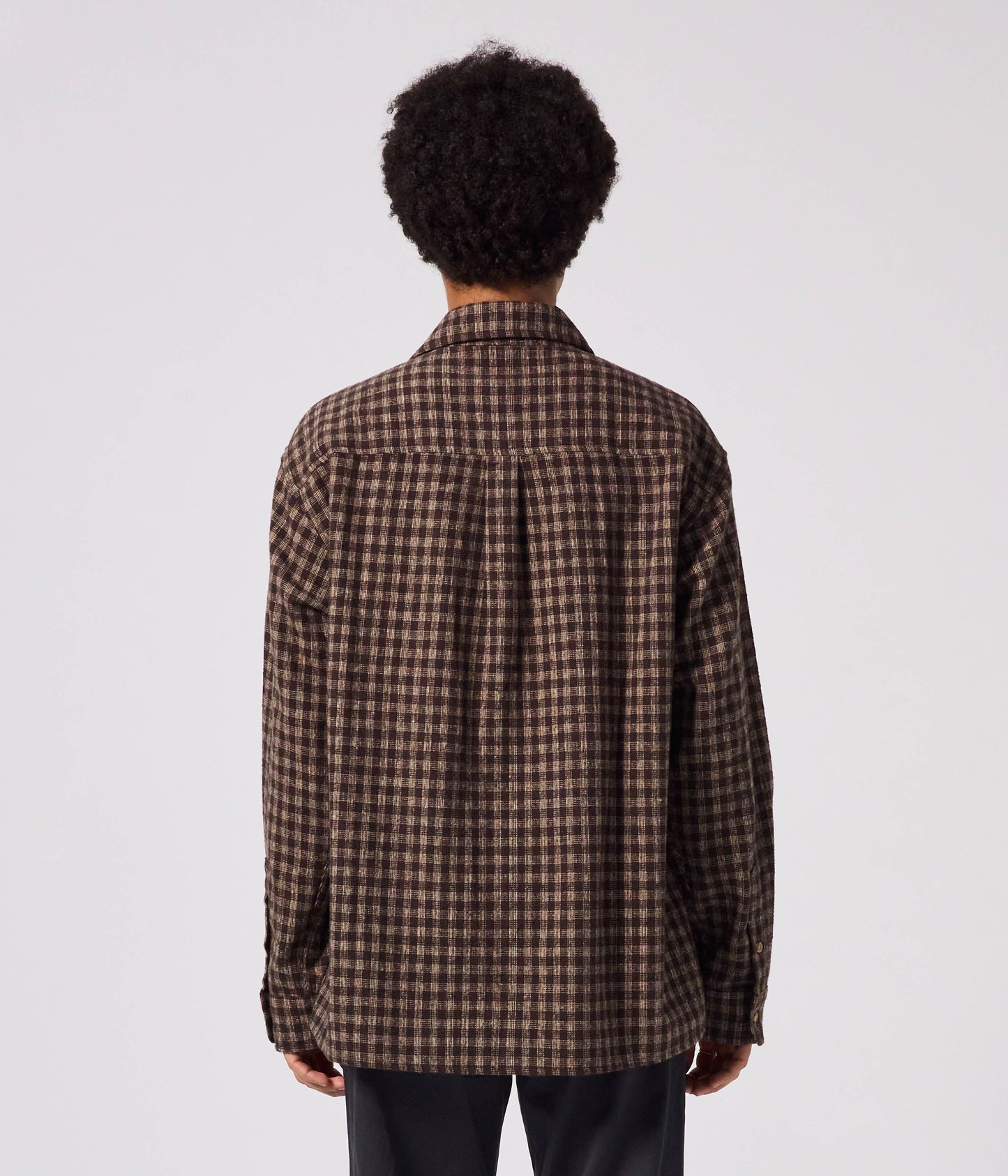 MARQUEE FLANNEL LS SHIRT // BROWN