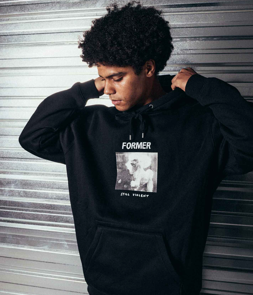 WAR POODLE HOOD // BLACK