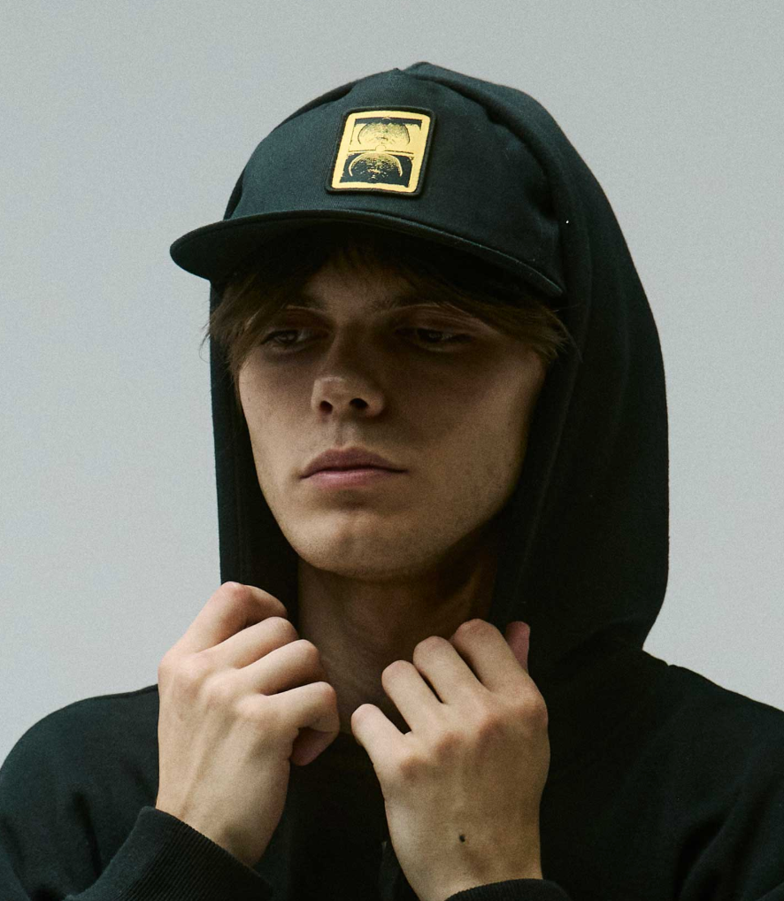 CRUX PATCH CAP // BLACK
