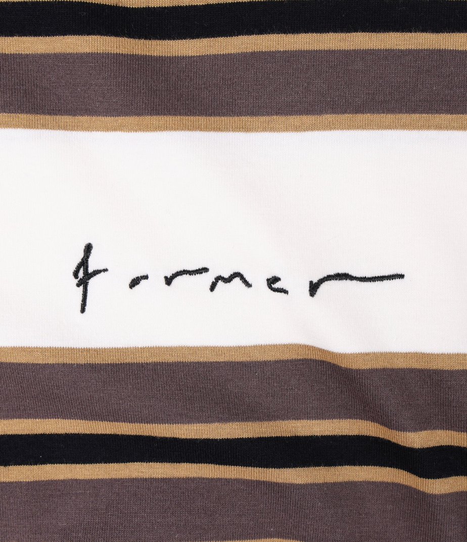 RAMPANT STRIPE T-SHIRT // COPPER