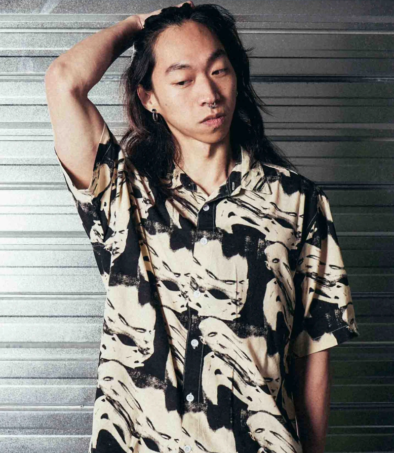 DISTORT SS SHIRT // BONE