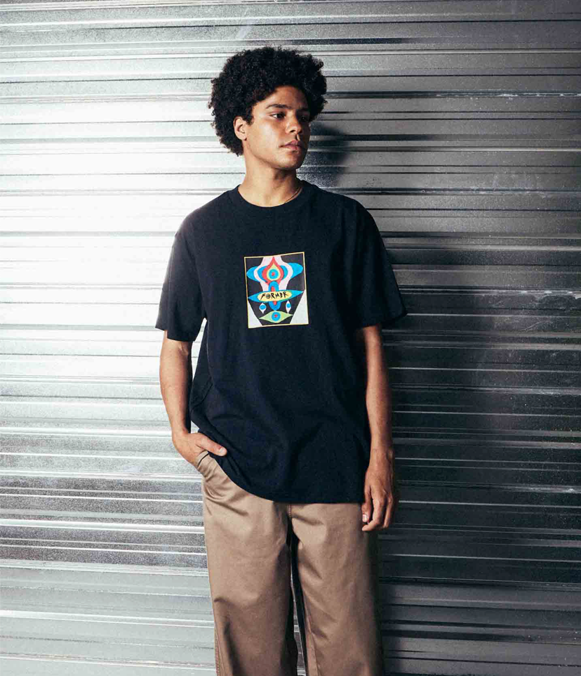 DROID PASTEL T-SHIRT // BLACK