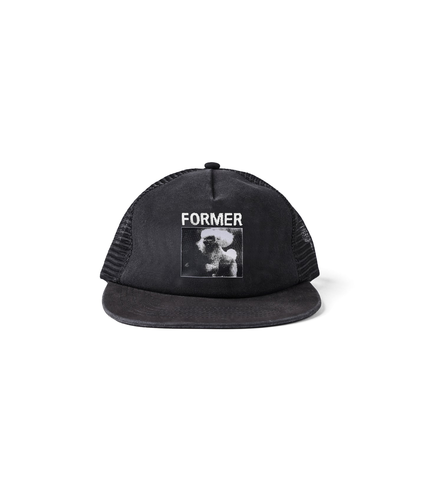 WAR POODLE TRUCKER CAP // BLACK