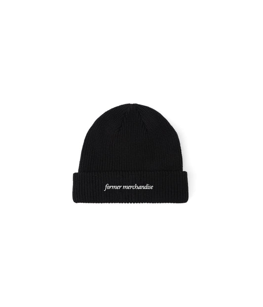 FOLIUM BEANIE // BLACK
