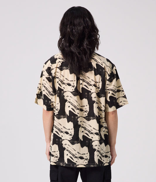 DISTORT SS SHIRT // BONE