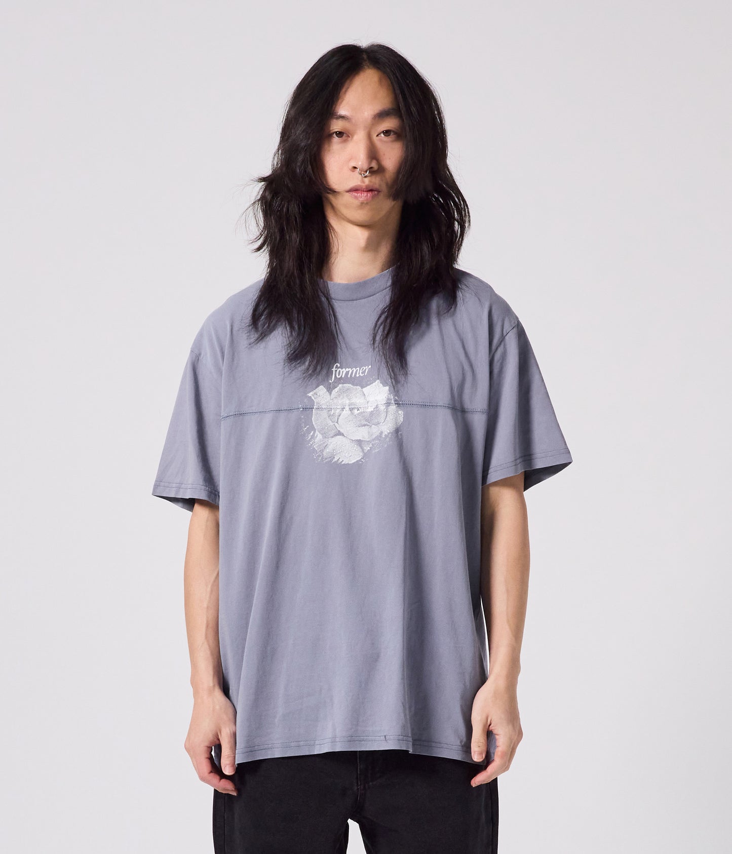 FOLIUM T-SHIRT // WASHED STEEL
