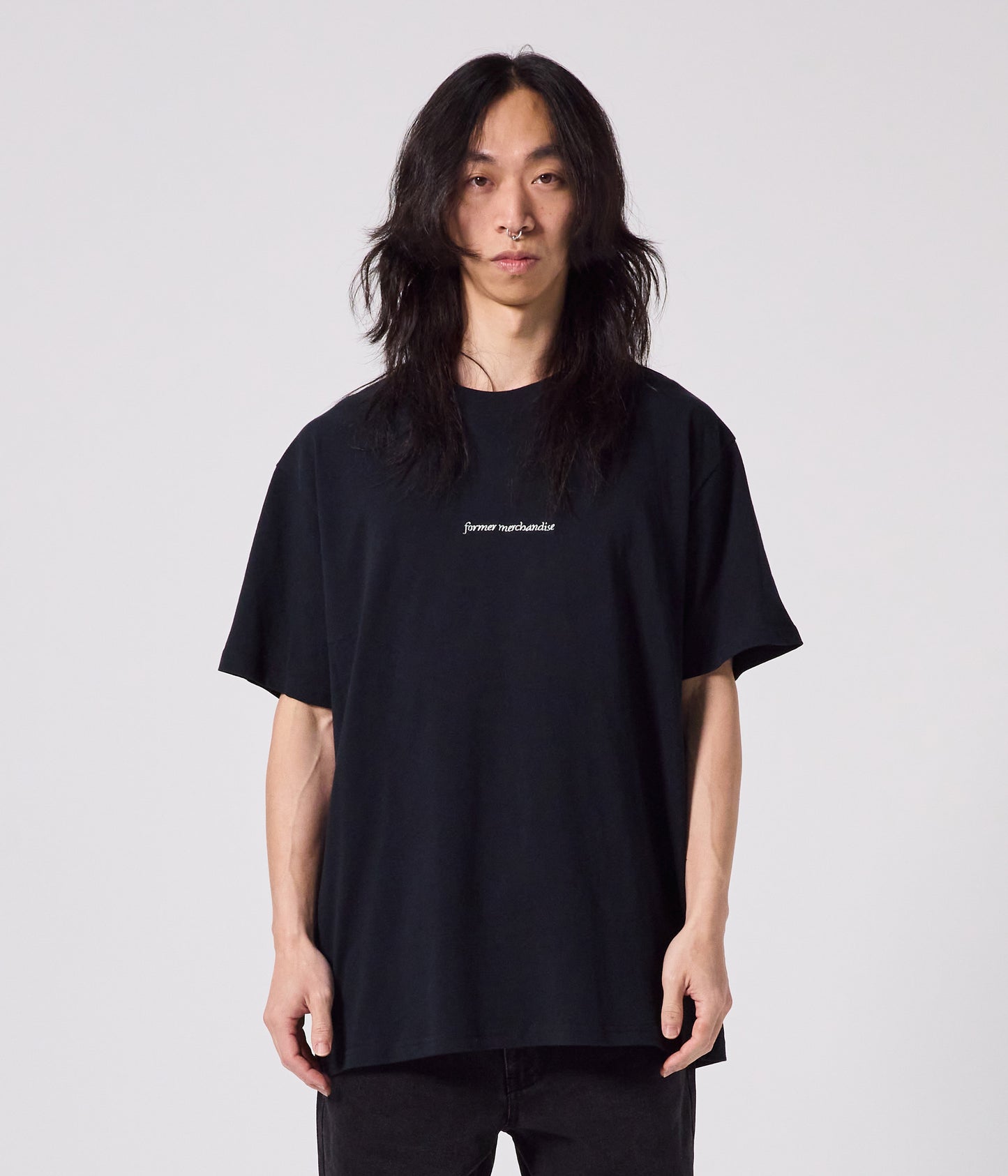 DISTORT OVERSIZED T-SHIRT // BLACK