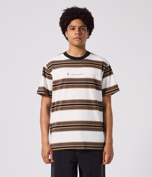 RAMPANT STRIPE T-SHIRT // COPPER