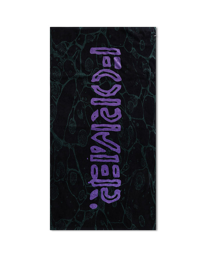 GLOBAL MIND TOWEL // BLACK