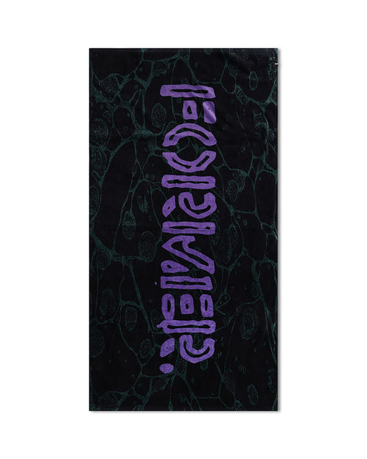GLOBAL MIND TOWEL // BLACK
