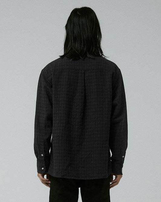 CRUX FLANNEL LS SHIRT // BLACK