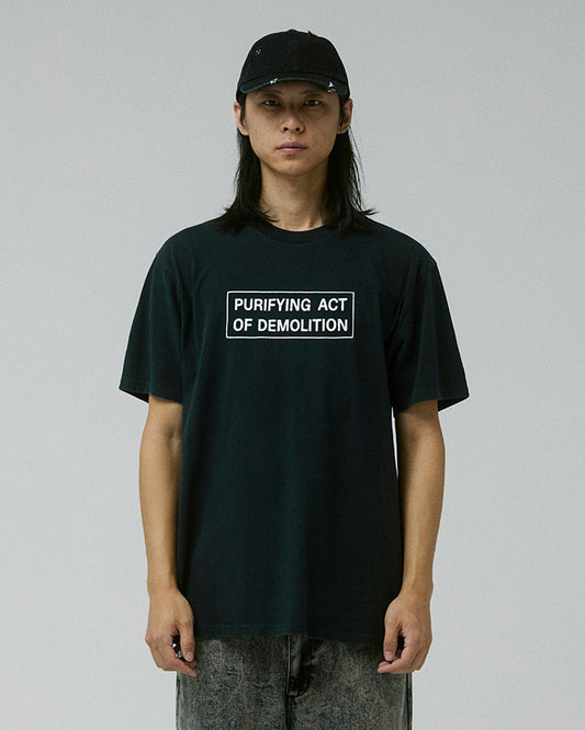 ACTION T-SHIRT // WASHED BLACK