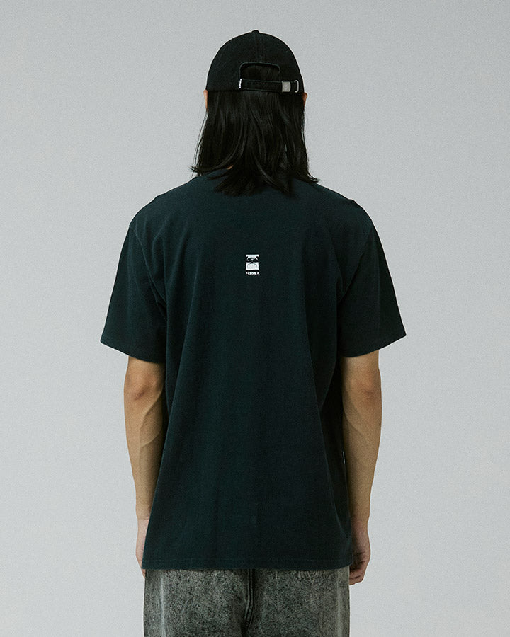 ACTION T-SHIRT // WASHED BLACK