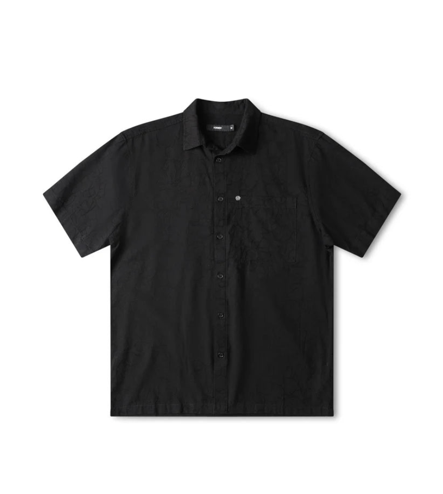VIVIAN VINE SS SHIRT // BLACK