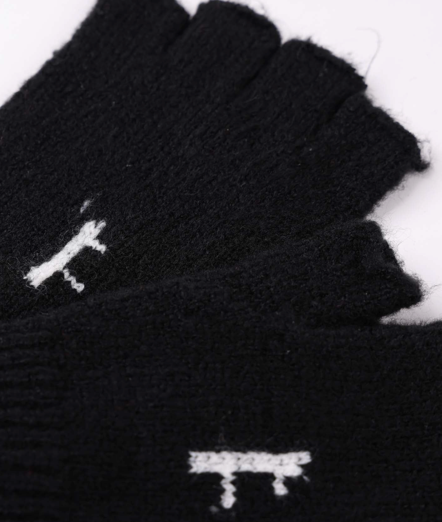 FINGERLESS FRANCHISE GLOVE // BLACK