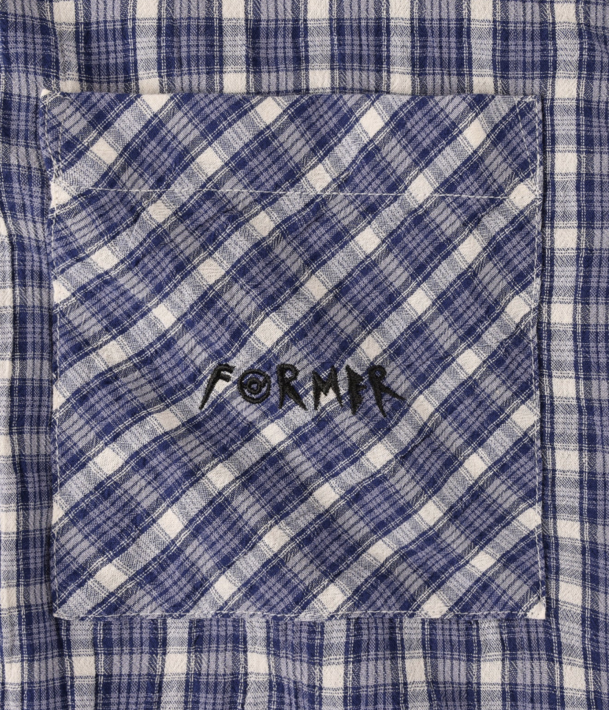MANNERS CHEQUE SS SHIRT // VINTAGE NAVY