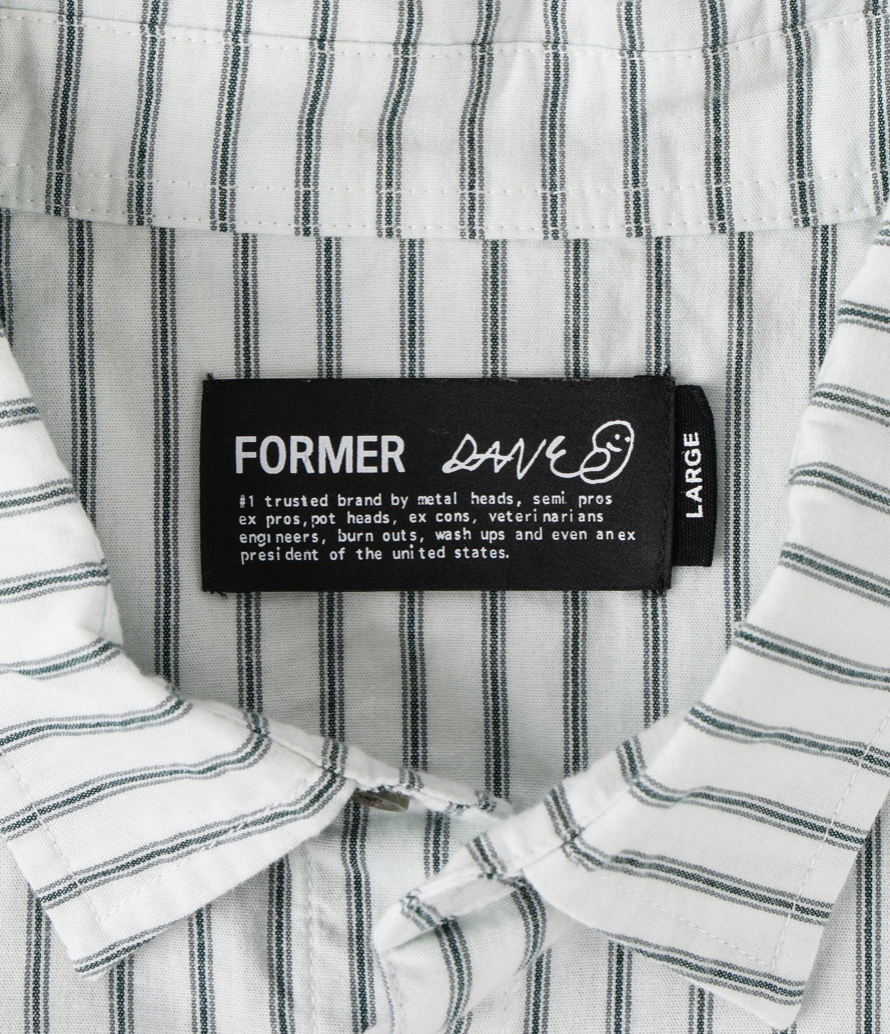 REYNOLDS STRIPE SS SHIRT // BONE *LAST SIZE*