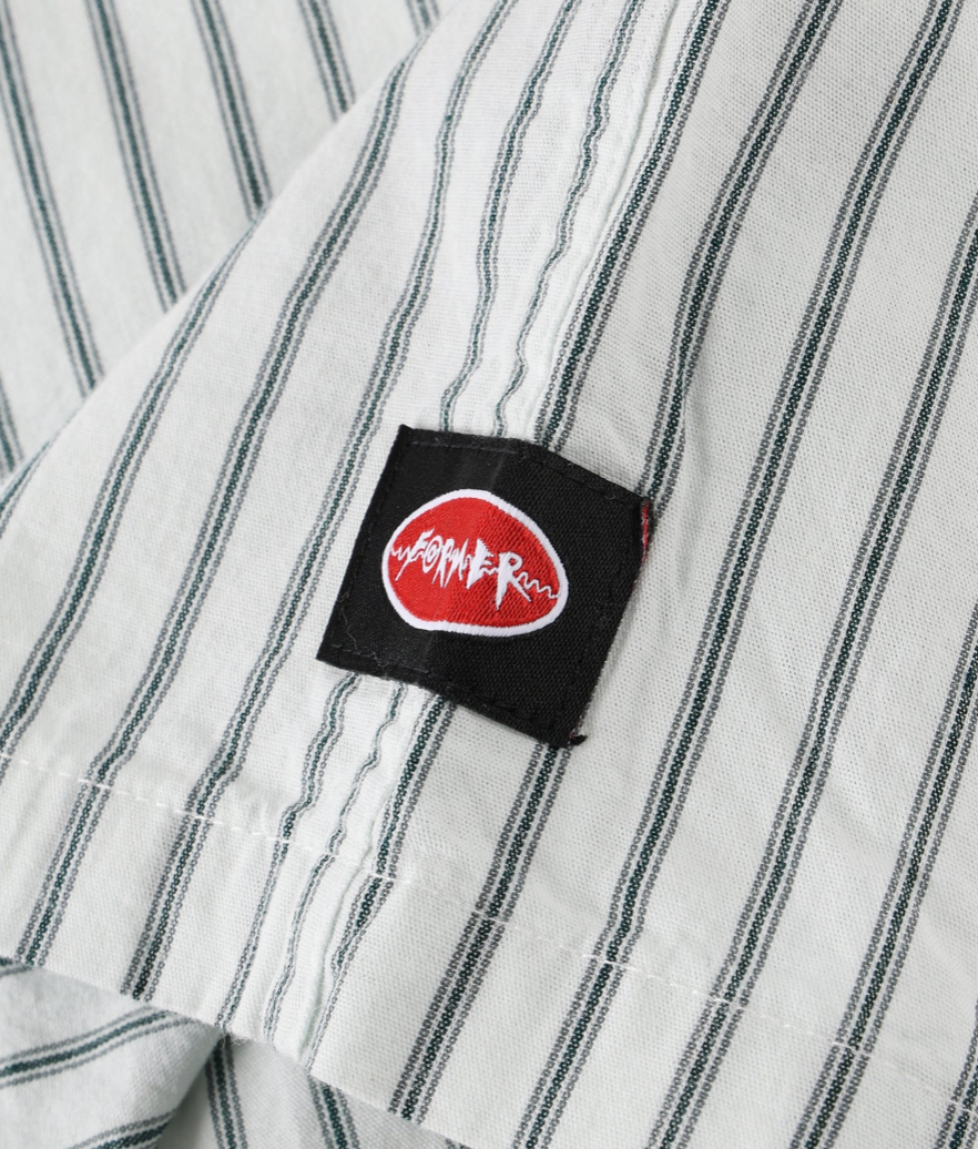 REYNOLDS STRIPE SS SHIRT // BONE *LAST SIZE*