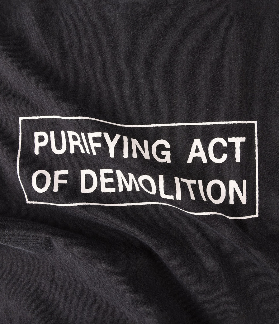 ACTION T-SHIRT // WASHED BLACK