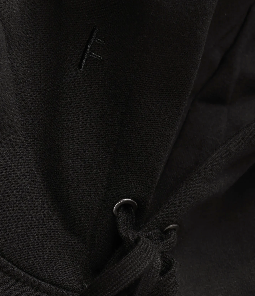 FLATLINE HOOD // BLACK